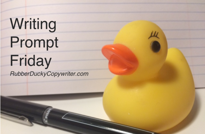 Rubber Ducky Copywriter - Writing Prompt Friday