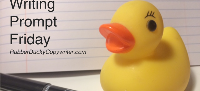 Rubber Ducky Copywriter - Writing Prompt Friday